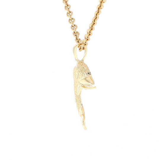 Textured Dolphin Pendant
