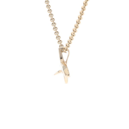 Gold Quartz Necklace Orca Killer Whale Inlaid Sea Life Pendant