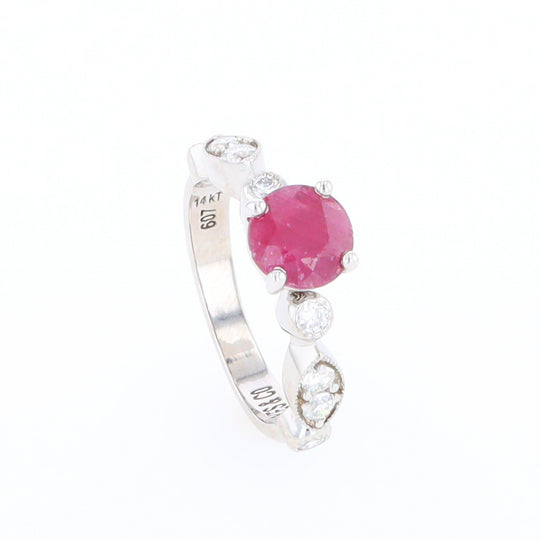 Simply Vintage Ruby Anniversary Ring