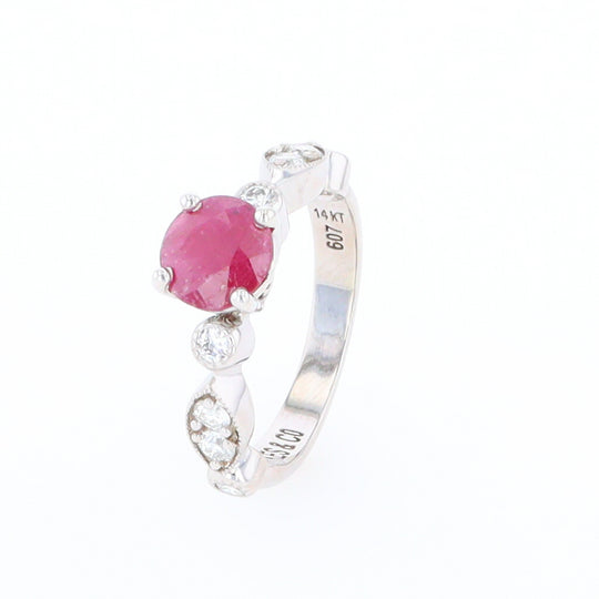 Simply Vintage Ruby Anniversary Ring