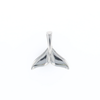 Whale Tail Pendant 14Kt Gold High Polish Realistically Designed