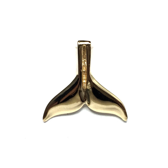 Whale tail necklaces natural opal double sided inlaid sea life pendant made of 14k yellow gold