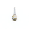 Gold Quartz Cabochon Pendant