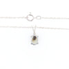 Gold Quartz Cabochon Necklace