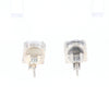 Gold Quartz Cabochon Stud Earrings