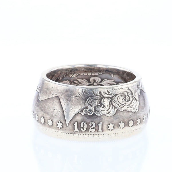 Dollar Silver Coin Ring