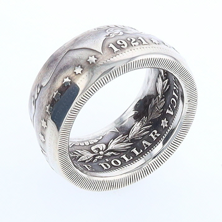 Dollar Silver Coin Ring