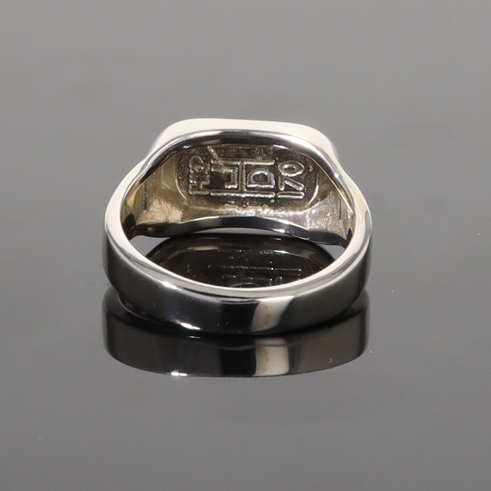 Opal Rings Rectangle Inlaid Design Lady's Ring