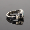 Opal Rings Rectangle Inlaid Design Lady's Ring