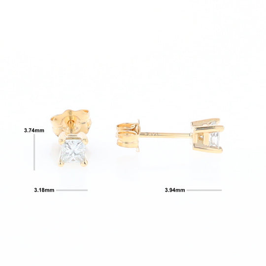 0.38ctw Diamond Stud Earrings