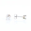 0.43ctw Princess Cut Diamond Stud Earrings