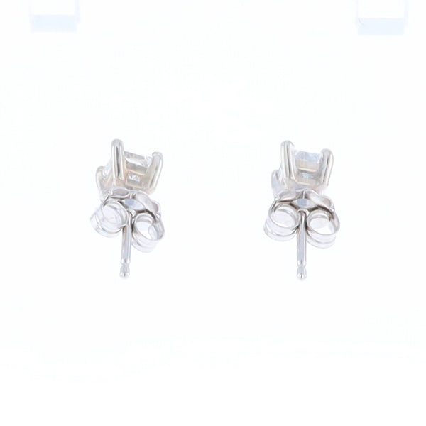 0.43ctw Princess Cut Diamond Stud Earrings