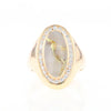 Gold Quartz Ring Lady’s