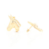 Gold Donkey Earrings