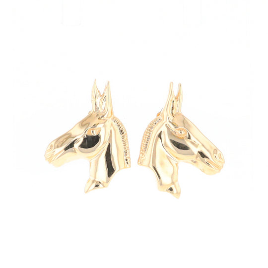 Gold Donkey Earrings