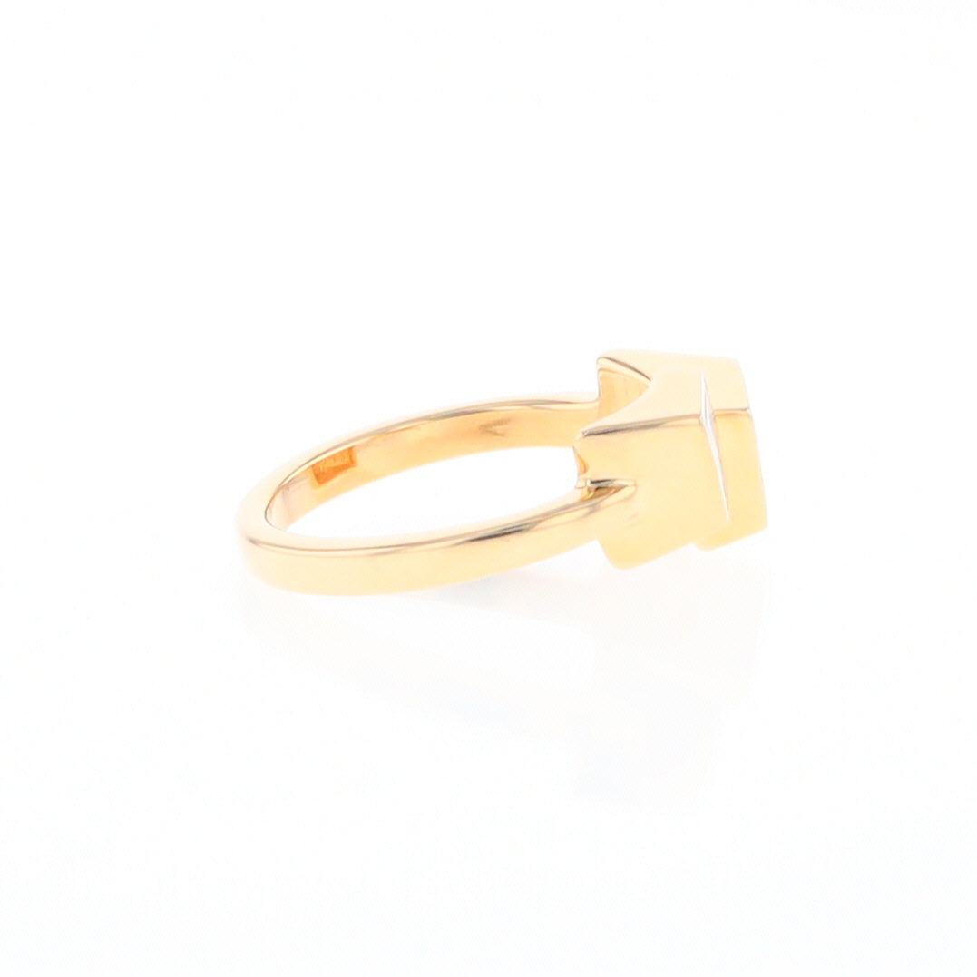 Gold Quartz Ring Wrap Double Square Inlaid Design