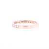 Rose Gold Milgrain Diamond Wedding Band