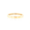 Yellow Gold Milgrain Diamond Wedding Band