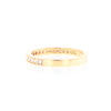 Yellow Gold Milgrain Diamond Wedding Band