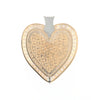 Gold Quartz Necklace Cupid's Revenge 2.24ctw Diamonds Heart Pendant