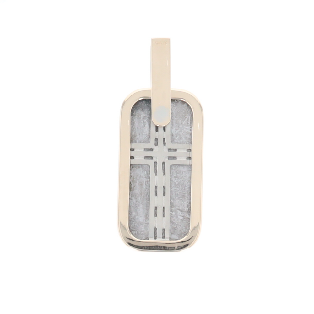 Meteorite Reversible Dog Tag Pendant