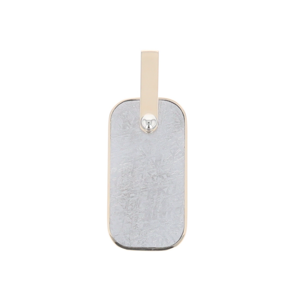 Meteorite Reversible Dog Tag Pendant