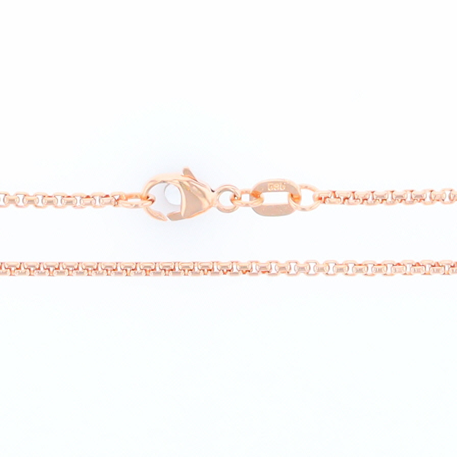 18" Rose Gold Box Link Chain