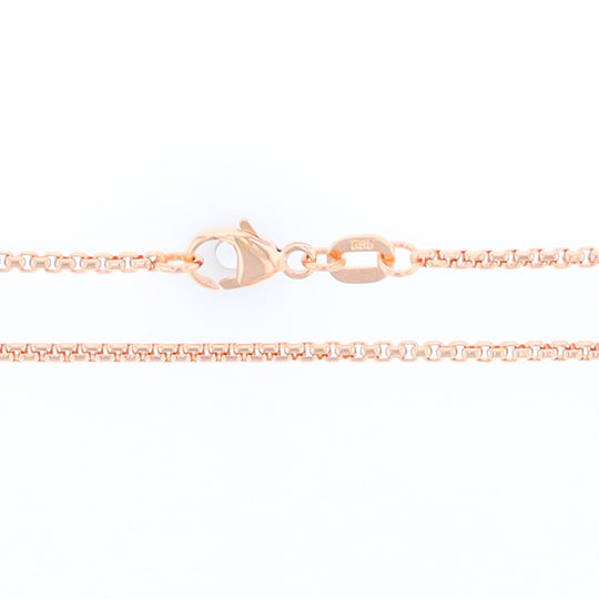 18" Rose Gold Box Link Chain