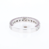 Diamond and Pink Sapphire Wedding Band
