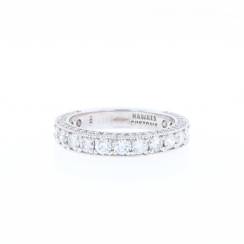 Diamond Encrusted Wedding Band