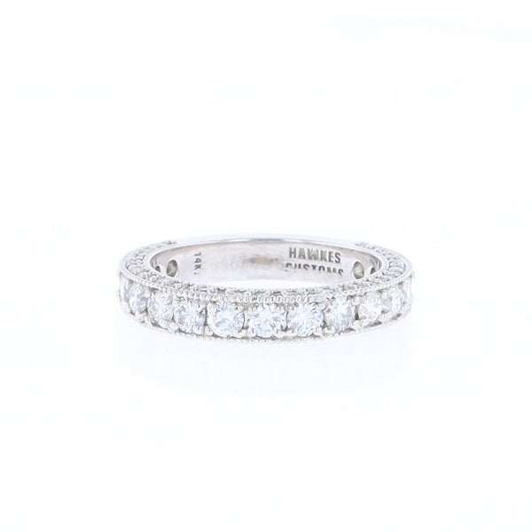 Diamond Encrusted Wedding Band