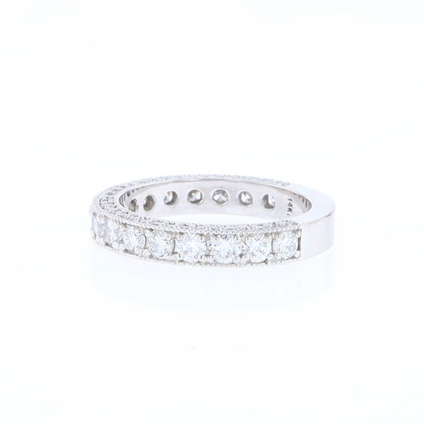 Diamond Encrusted Wedding Band