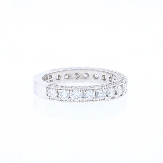 Diamond Encrusted Wedding Band