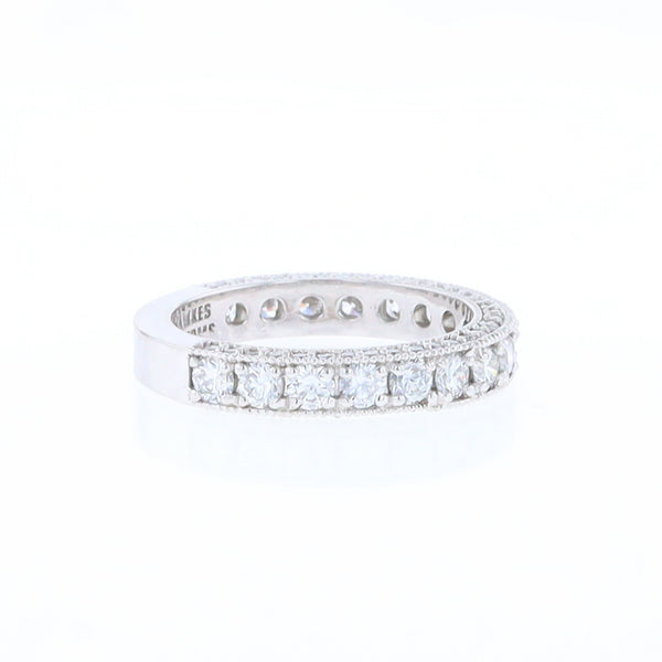 Diamond Encrusted Wedding Band