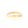 3 Section Gold Quartz Ring Lady’s Anniversary Band G2