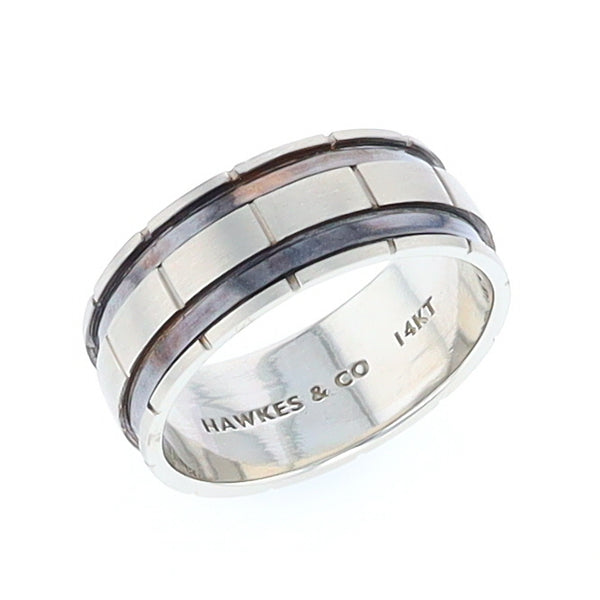 Contemporary Men's Comforts Fit Wedding Band Medium