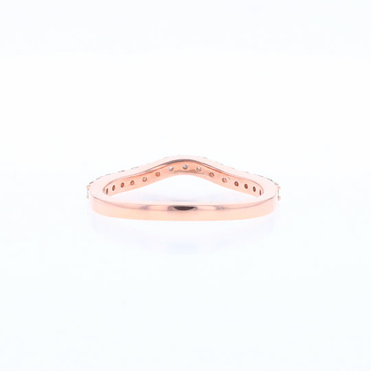 Rose Gold Diamond Wedding Band