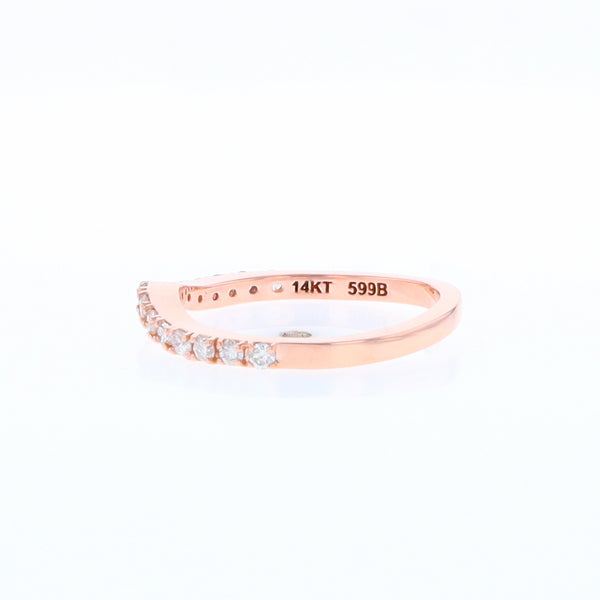 Rose Gold Diamond Wedding Band