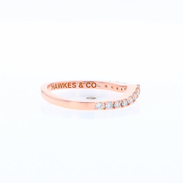 Rose Gold Diamond Wedding Band