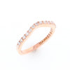 Rose Gold Diamond Wedding Band