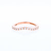 Rose Gold Diamond Wedding Band