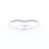 Diamond Contour Wedding Band