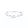 Diamond Contour Wedding Band