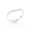 Diamond Contour Wedding Band