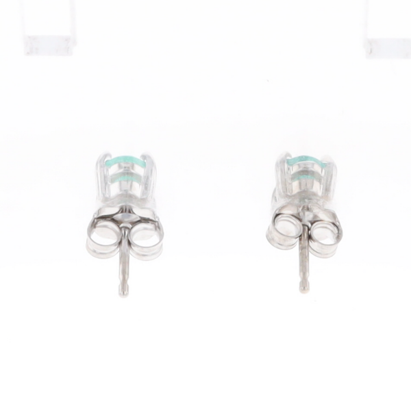 Oval Emerald Stud Earrings