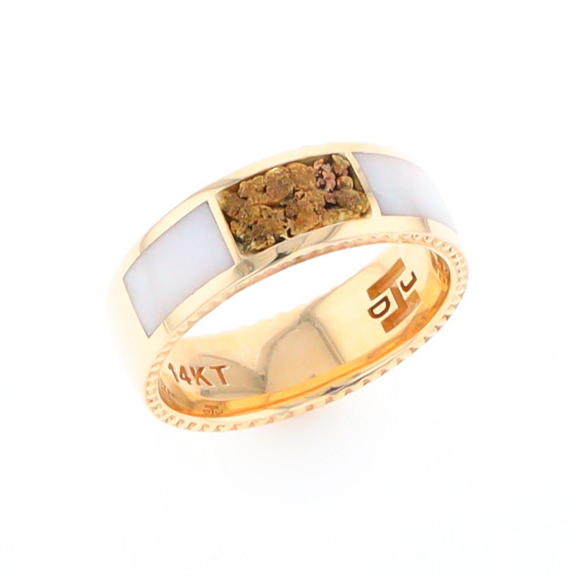 Historic Quartz and Gold Nugget Inlaid Ring – Hawkes and Co