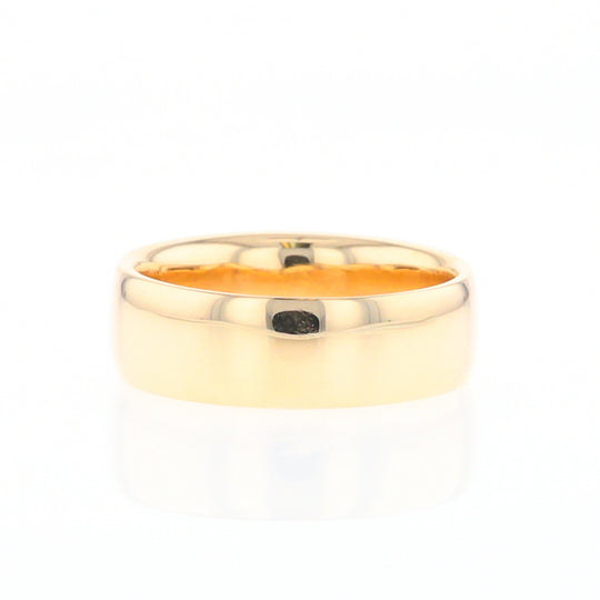 Gold Quartz Ring 3 Section Rectangle Inlaid Band