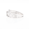 Men's Contemporary White Gold Industrial Brown Diamond Ring