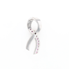 Pink Sapphire Breast Cancer Ribbon Pendant