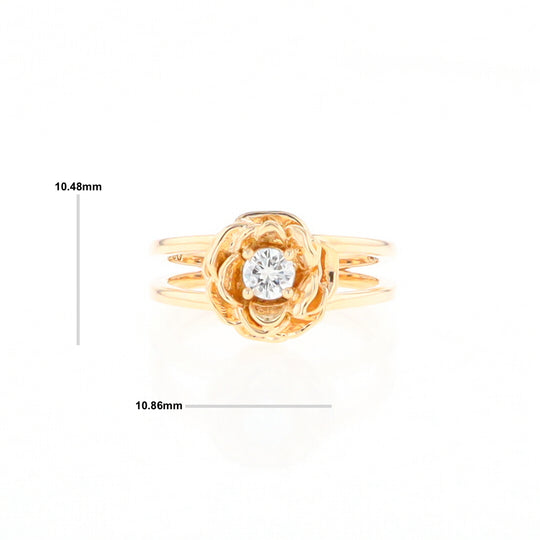 Gabriella's Rose Ring, Yellow Gold